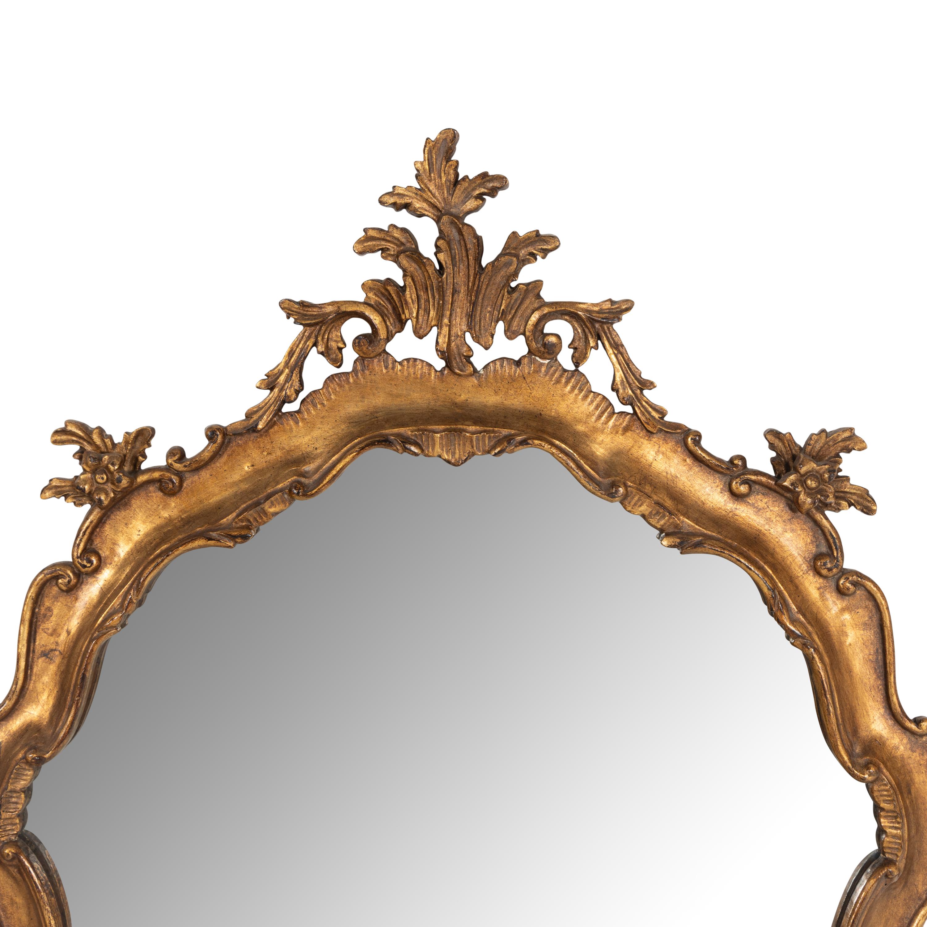 A Venetian Style Giltwood Mirror