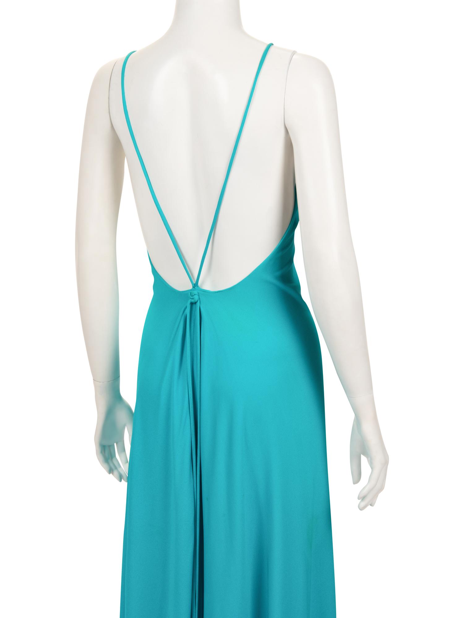 Three Knit Dresses: Two Halston, One Galanos, 1960-70s