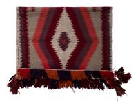 Late Germantown Double Sunday Saddle Blanket / Weaving