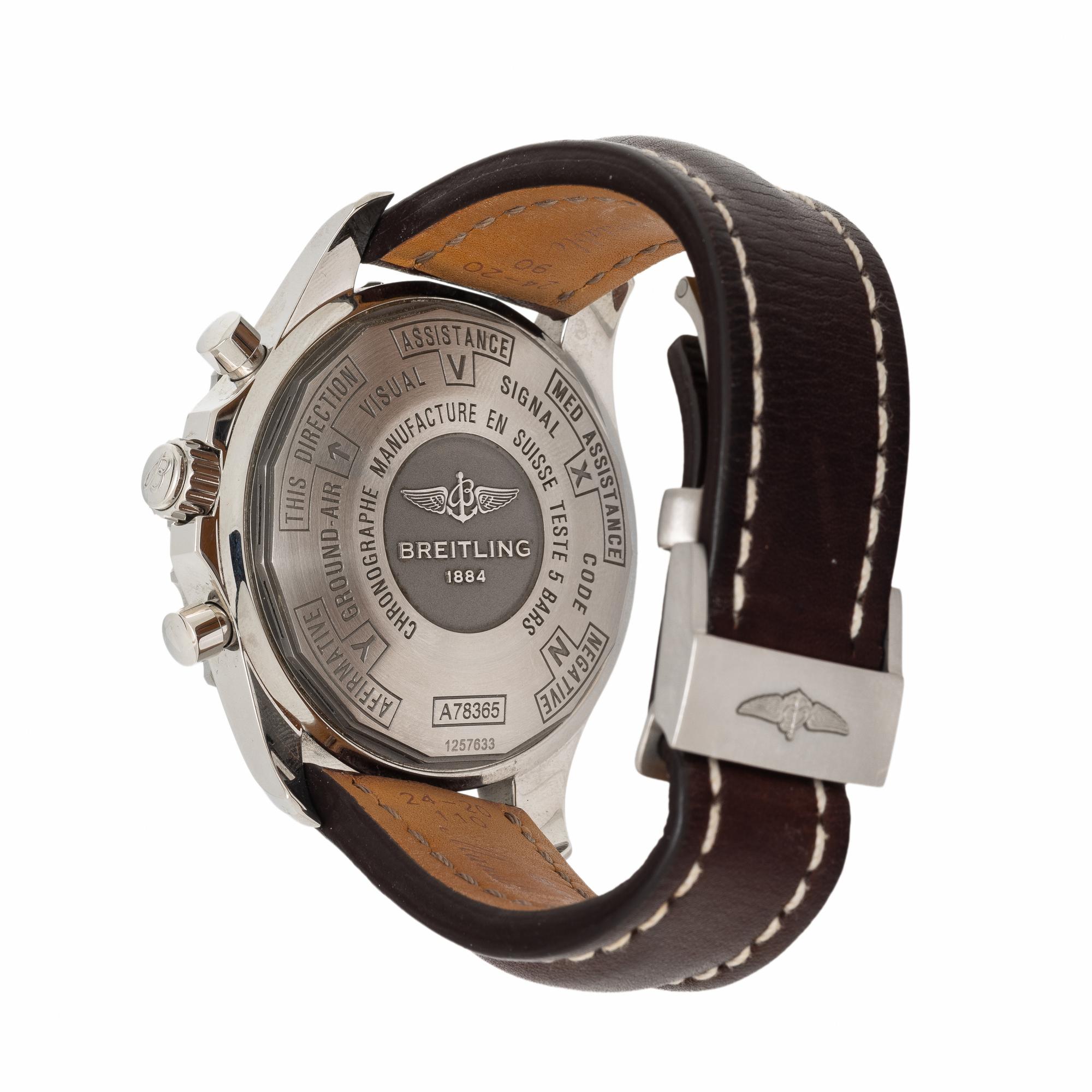 Breitling, Ref. A78365, Stainless Steel 'Chronomat' Watch, Box & Papers