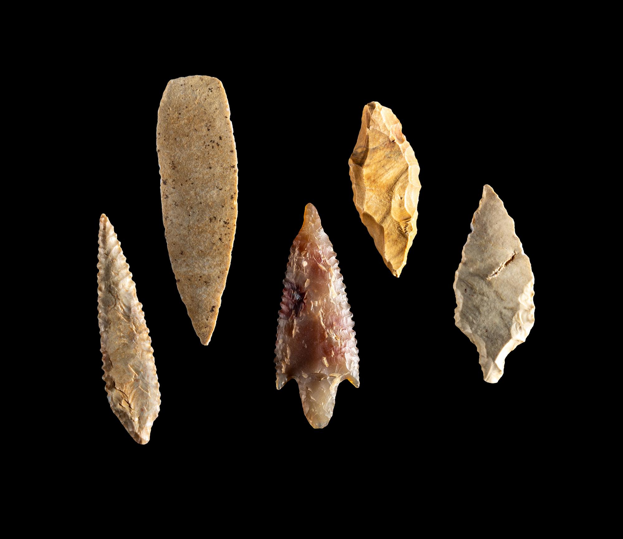 101 Neolithic Flint Points