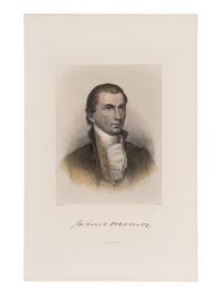 MONROE, James (1758-1831). Partly printed document signed ("James Monroe"), as President, countersigned by George Graham (1772-1830) as Commissioner of the General Land Office. 1 December 1824.