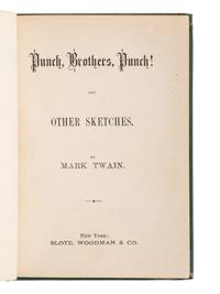 CLEMENS, Samuel Langhorne (“Mark Twain”) (1835-1910). A group of 20 works by Twain, SOME FIRST EDITIONS, comprising: