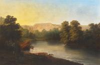 Edward Troye (American, 1808-1874) — River Jordan at Bethabara , 1856