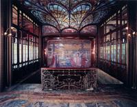 Evelyn Hofer (1922-2009) 260, Villa Stuck, Munich, 1984 ; and Maison Solvay Bruxelles, 1985