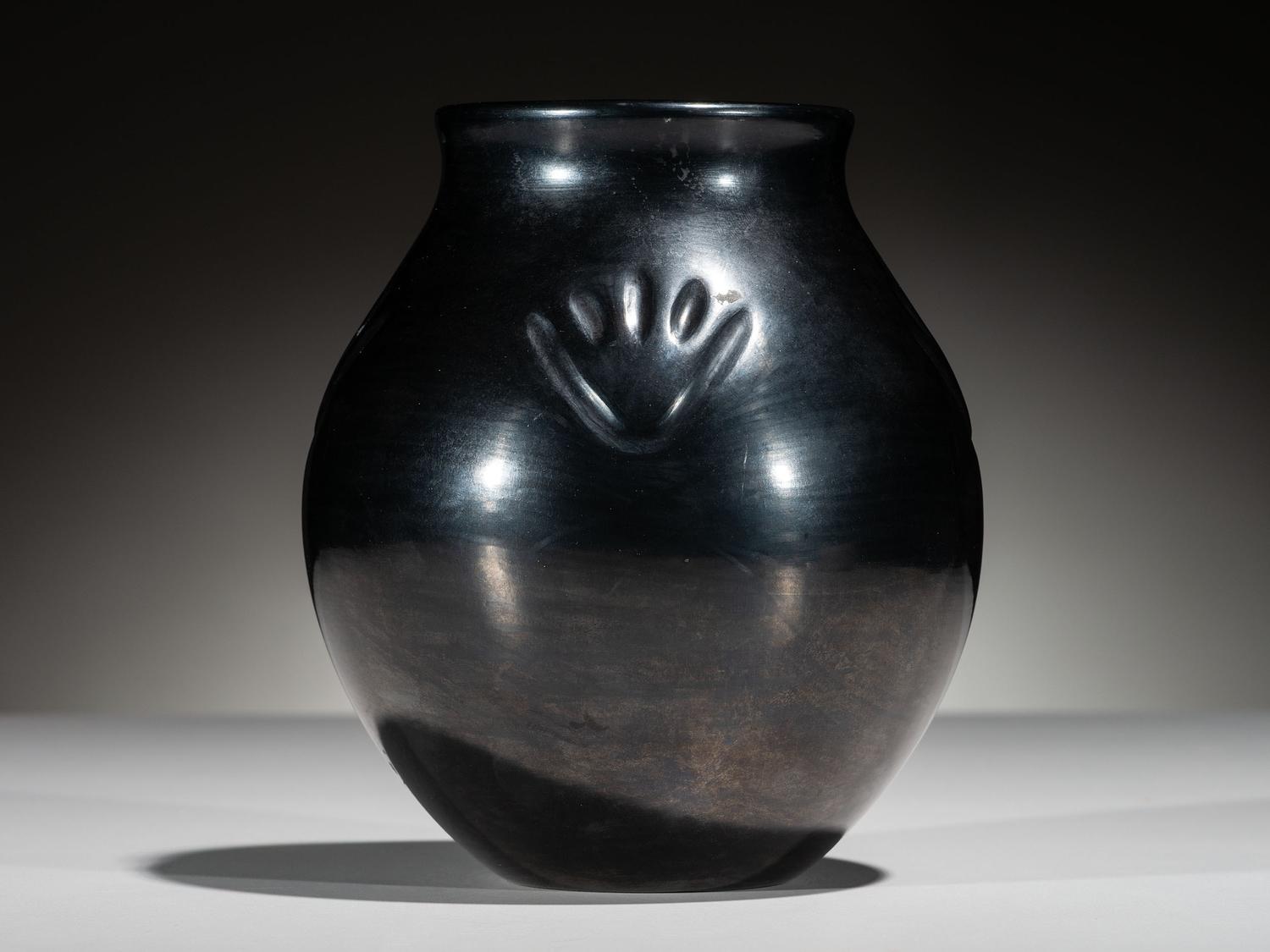 Blackware Pottery Jar September 21, 1976
