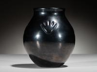 Blackware Pottery Jar September 21, 1976