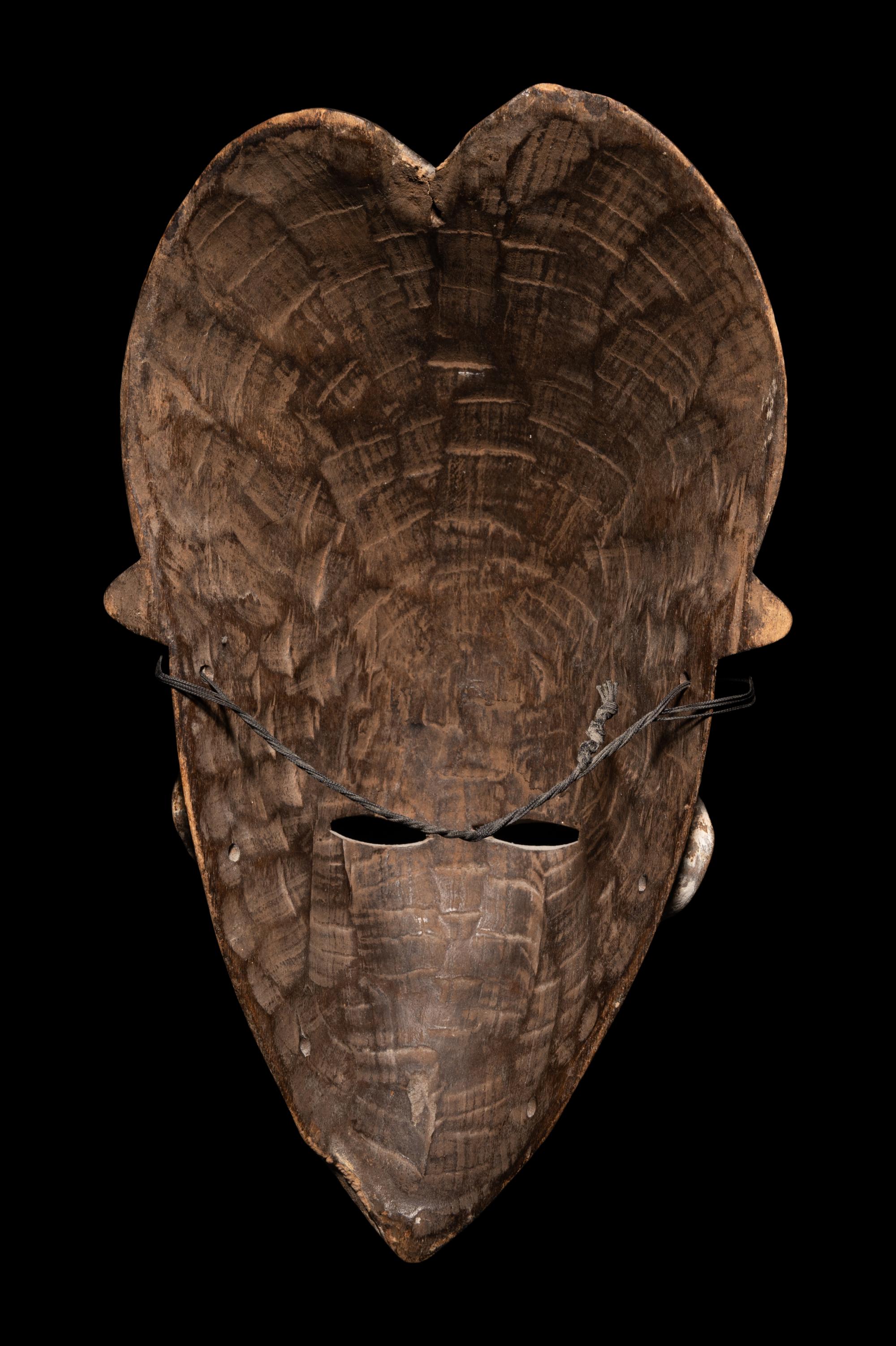 Two Baule Wood Masks (Mblo)
