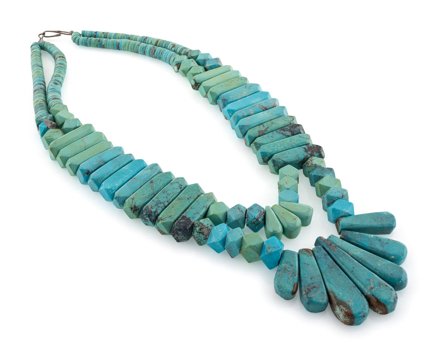 Large Pueblo Turquoise Necklace