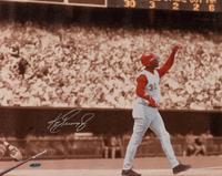 A Ken Griffey Jr. Signed Autograph Canvas Display (Upper Deck Authenticated),