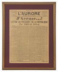 [Dreyfus Affair] [Zola, Emile] J'accuse...!