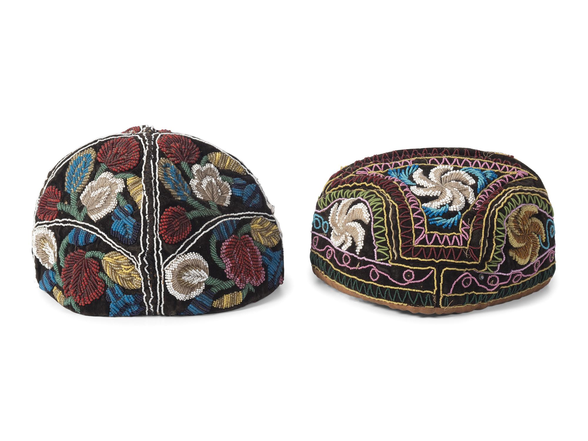 Haudenosaunee Beaded Caps