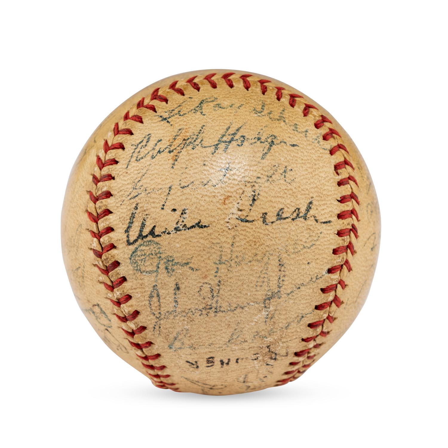 A 1944 Chicago White Sox Team Signed Autograph Baseball