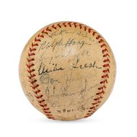 A 1944 Chicago White Sox Team Signed Autograph Baseball