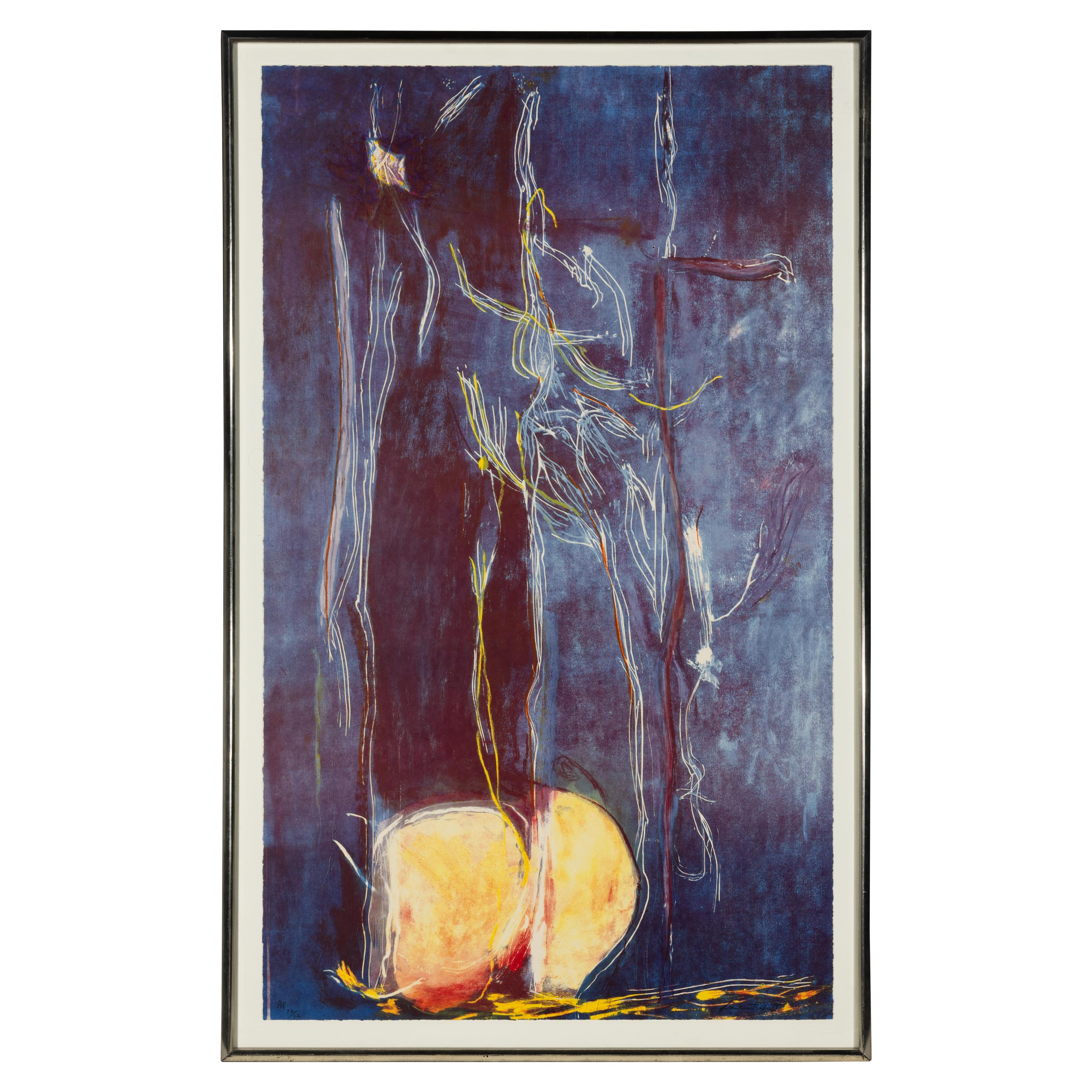 Helen Frankenthaler (American, 1928-2011) — All About Blue, 1994