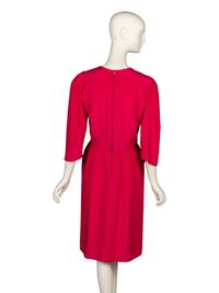Sybil Connolly, Shocking Pink Silk Dress