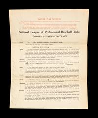 A Group of 15 1920s-30s St. Louis Cardinals Contract Agreements All Signed by Branch Rickey