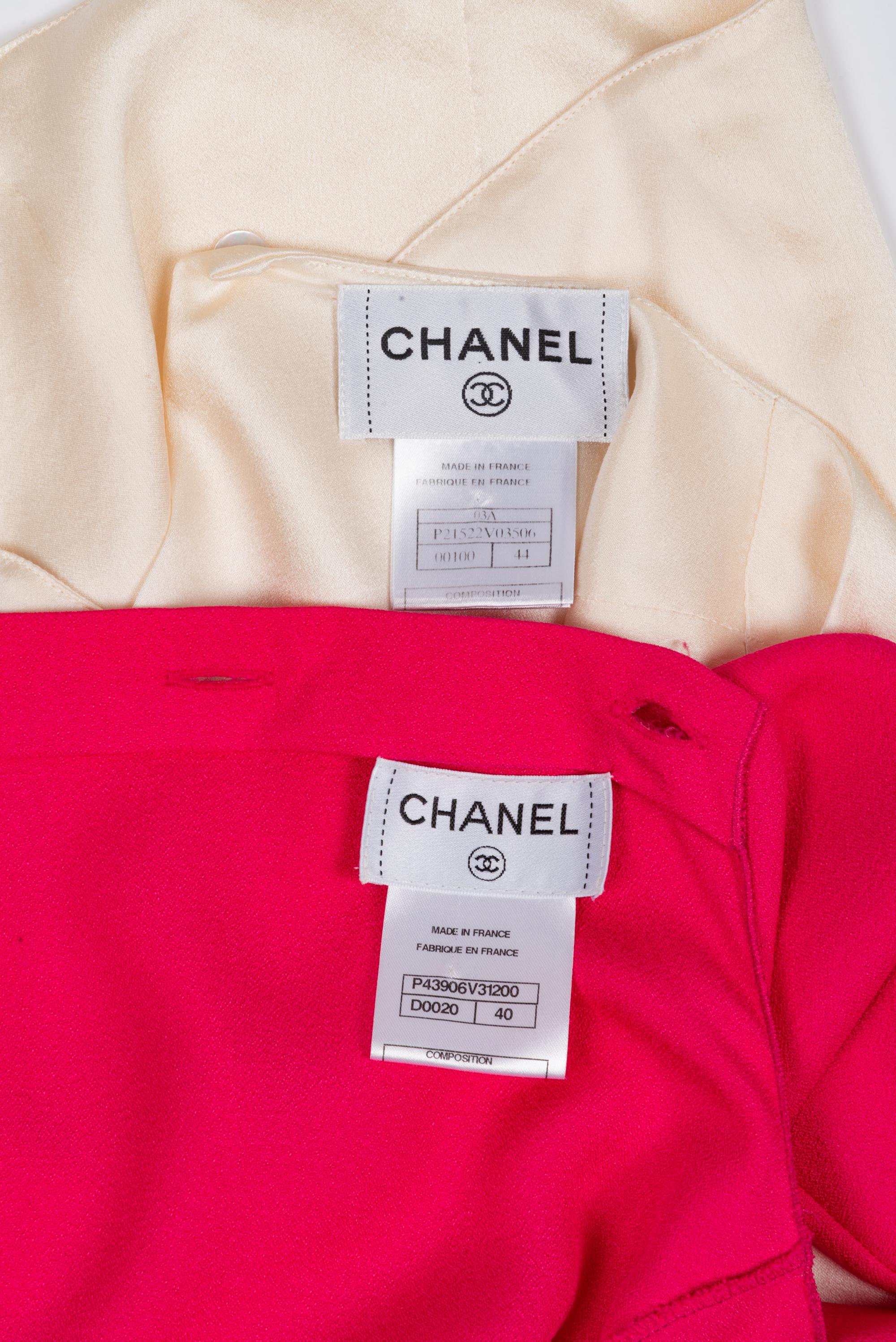 Two Chanel Silk Tops, 2010s