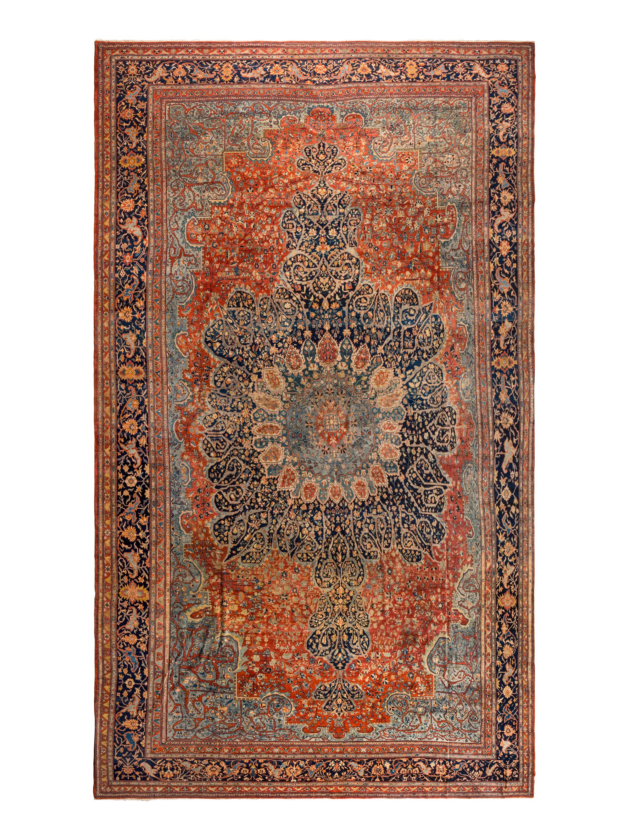 A Large Feraghan Sarouk Rug