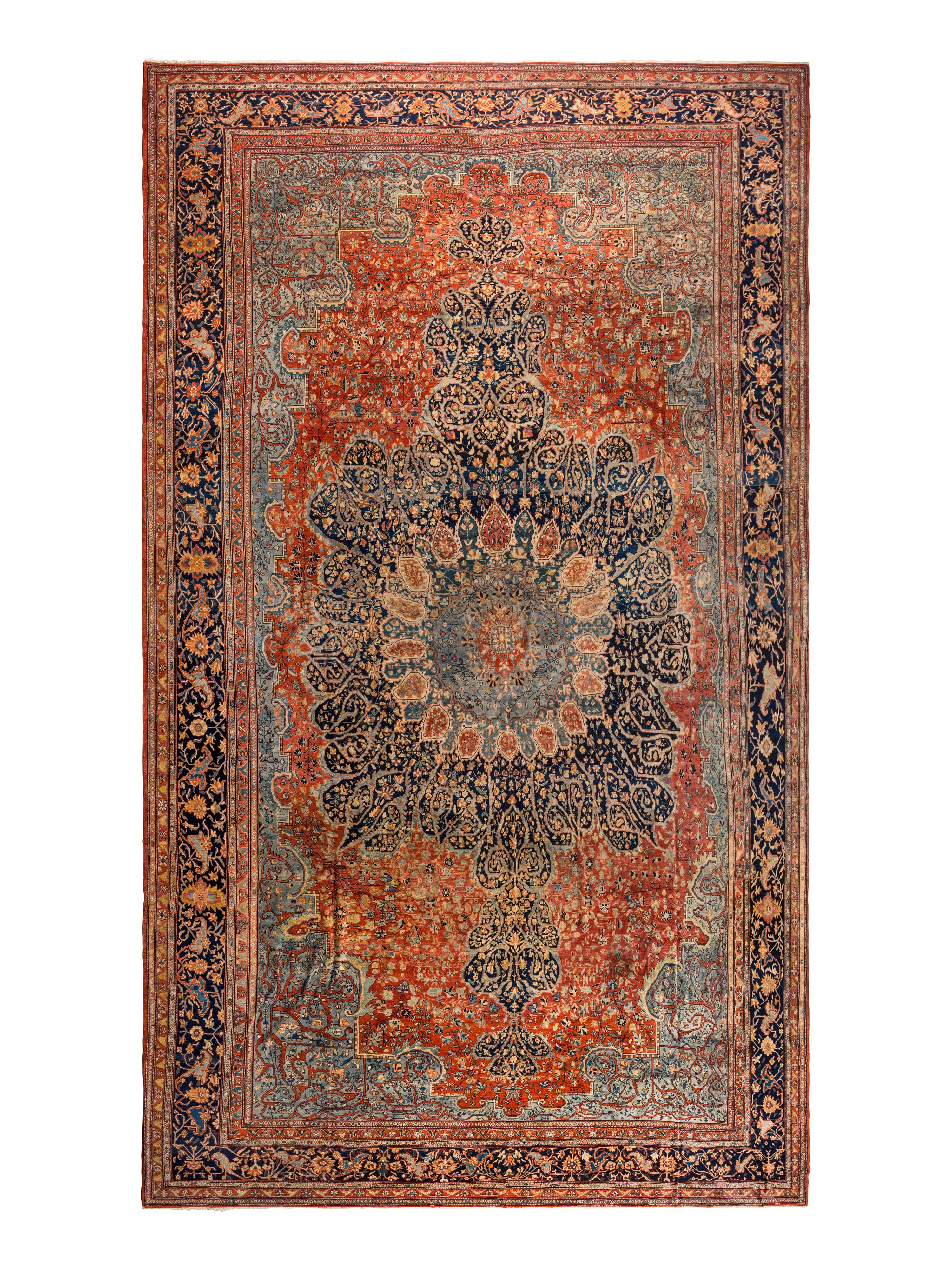 A Large Feraghan Sarouk Rug