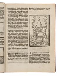 [SCIENCE & TECHNOLOGY]. BRUNSCHWIG, Hieronymus (1450-1512). The Vertuose Boke of Distyllacyon of the Waters of all Maner of Herbes, with the fygures of the Styllatoryes... London: Laurence Andrew, 18 April 1527.