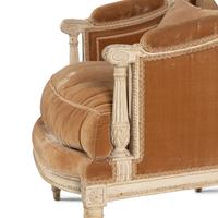 A Louis XVI Crème-Painted Bergère
