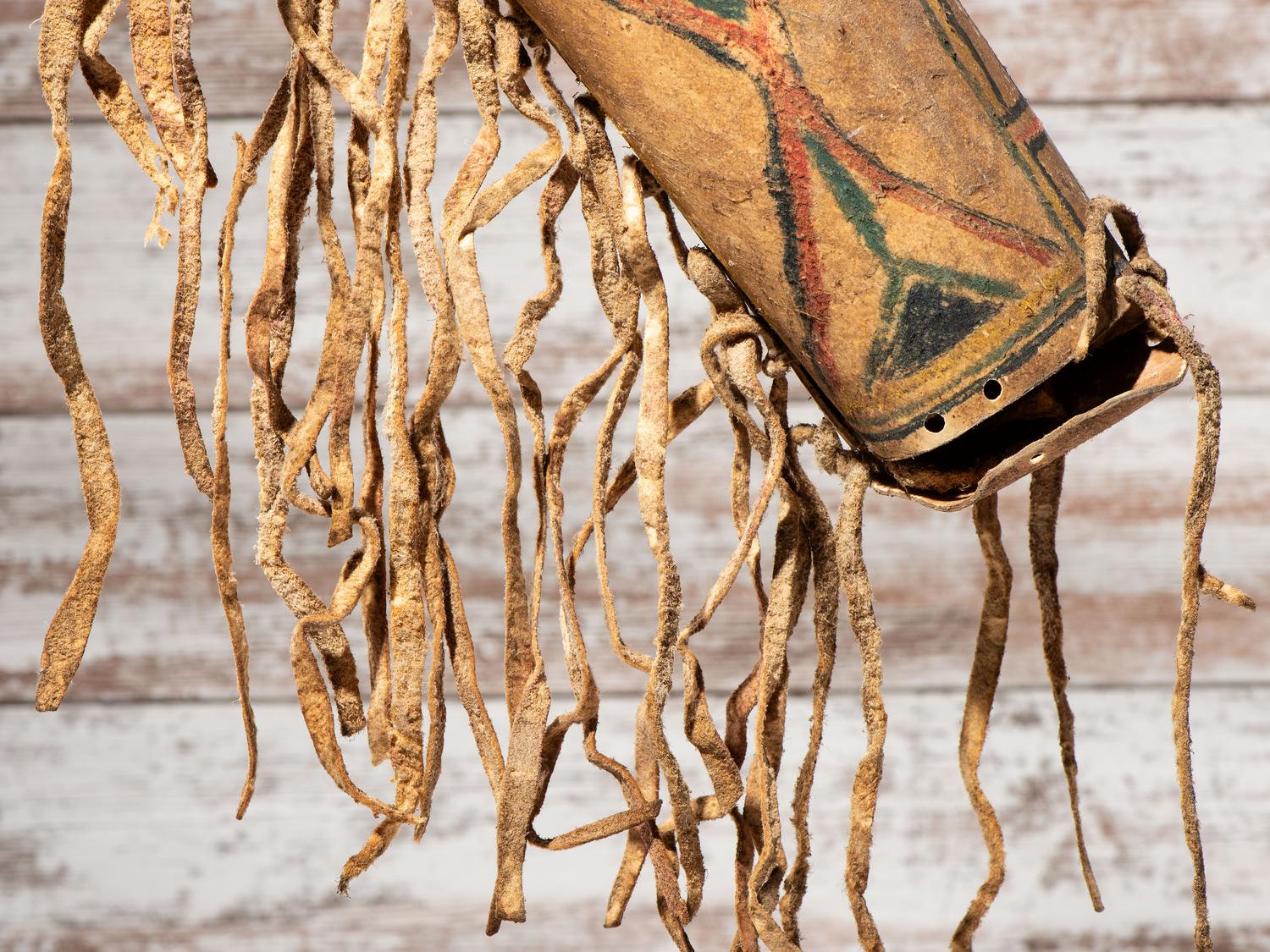 Blackfeet Parfleche Cylinder