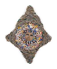 Self Portrait in Bottlecap Frame