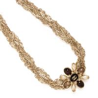 Chanel, Braided Chain Belt with Gripoix Byzantine Cross Buckle
