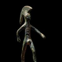 An Etruscan Bronze Figure