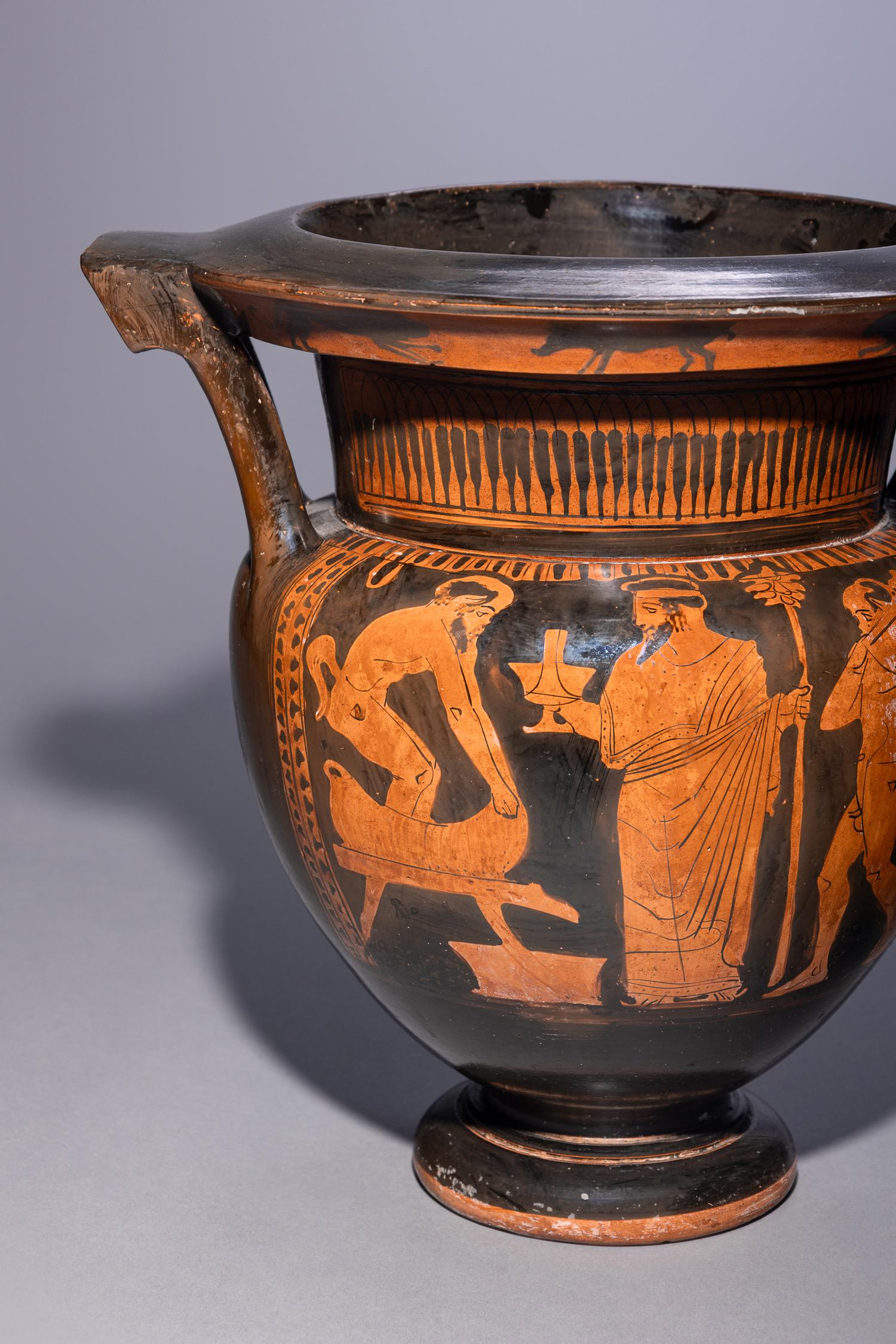 An Attic Red-Figured Column Krater