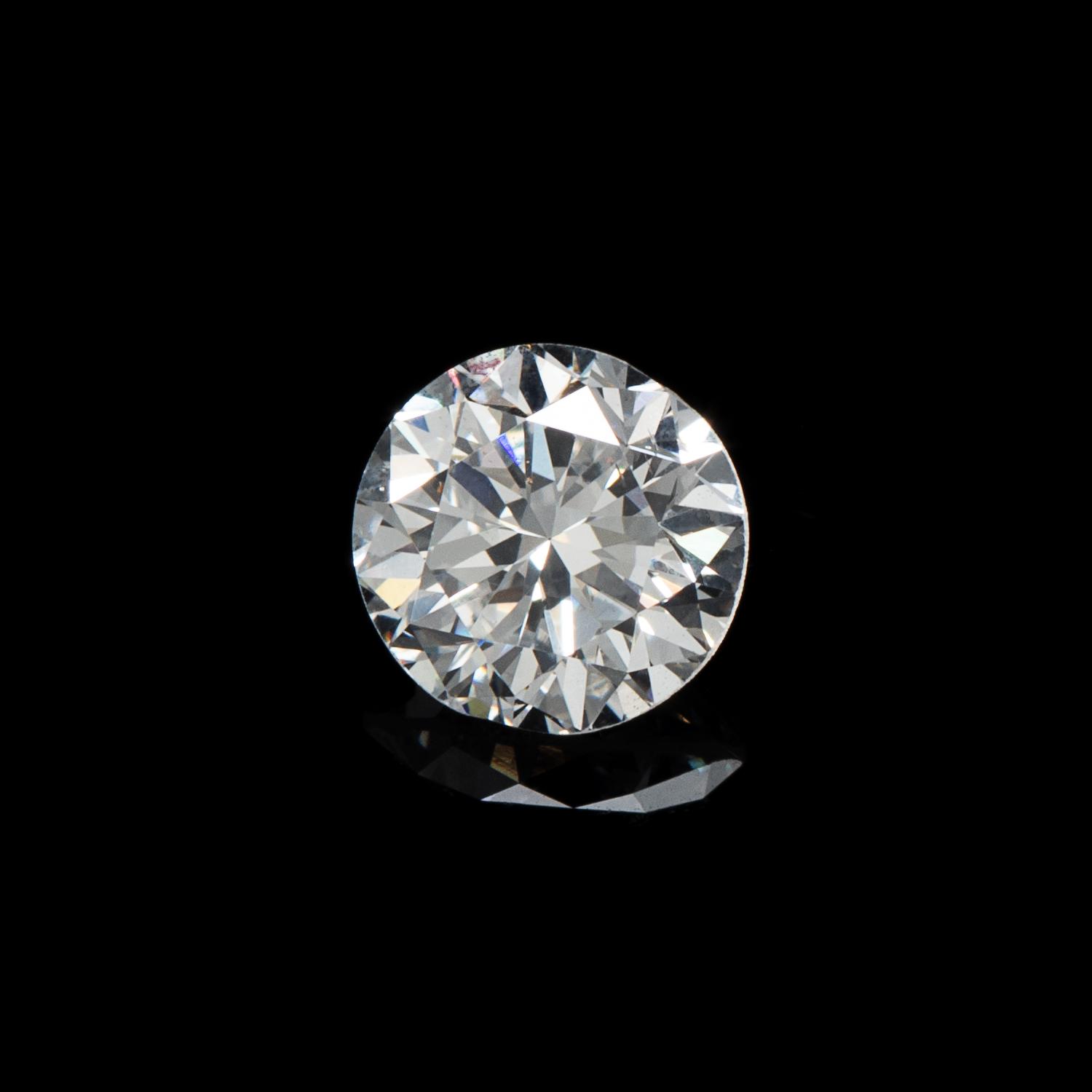 A 1.00 Carat Round Brilliant Cut Diamond,