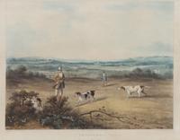 Dean WOLSTENHOLME, after - Thomas SUTHERLAND, engraver Image 10 x 13 inches. Framed 16 1/2 x 19 inches. — Shooting, Plate I-IV