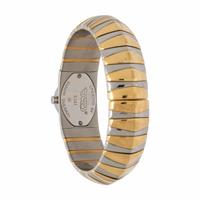 Gianni Bulgari Enigma, Steel and 18K Yellow Gold Cuff Watch