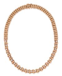 YELLOW GOLD AND DIAMOND NECKLACE