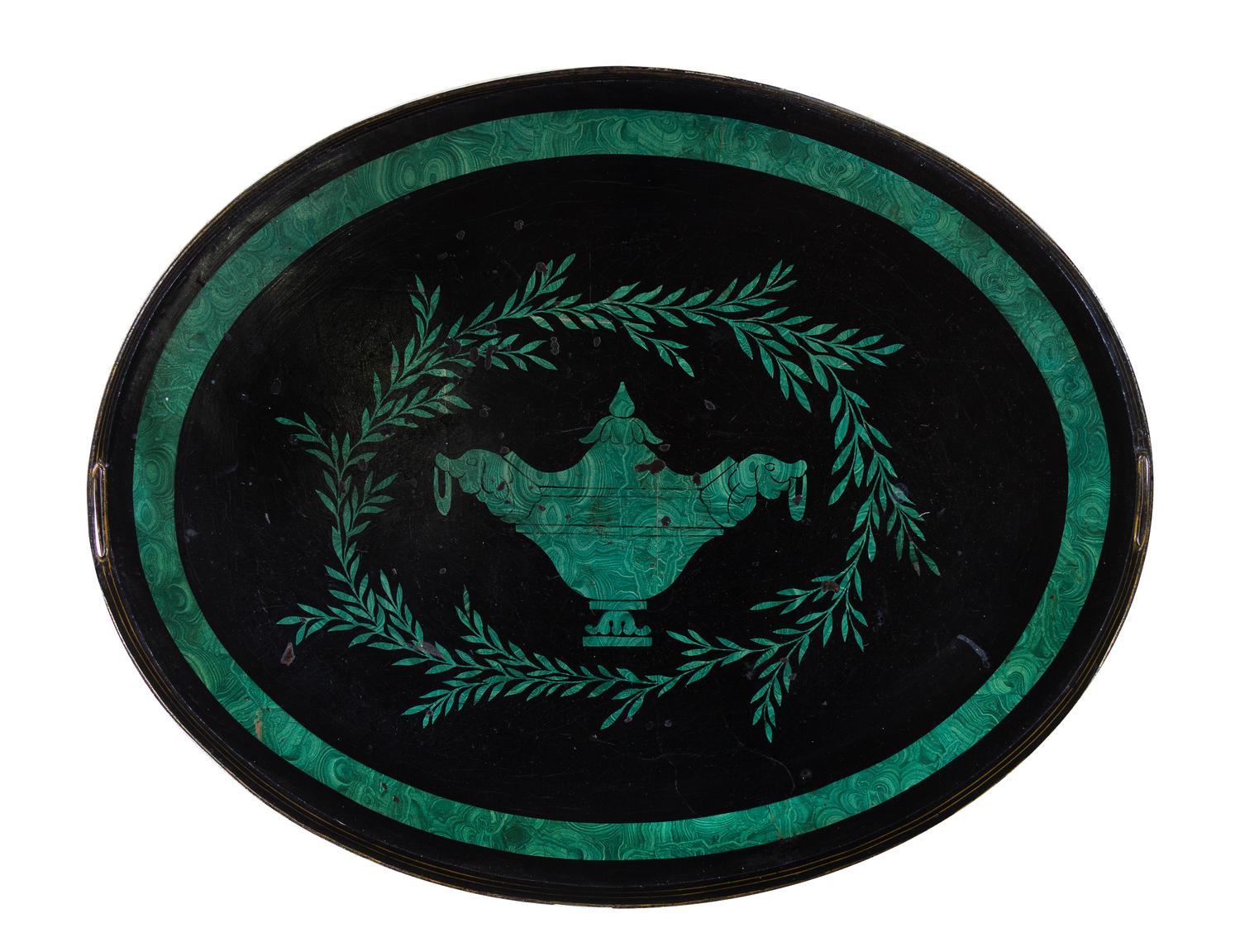 A Victorian Style Tole Tray