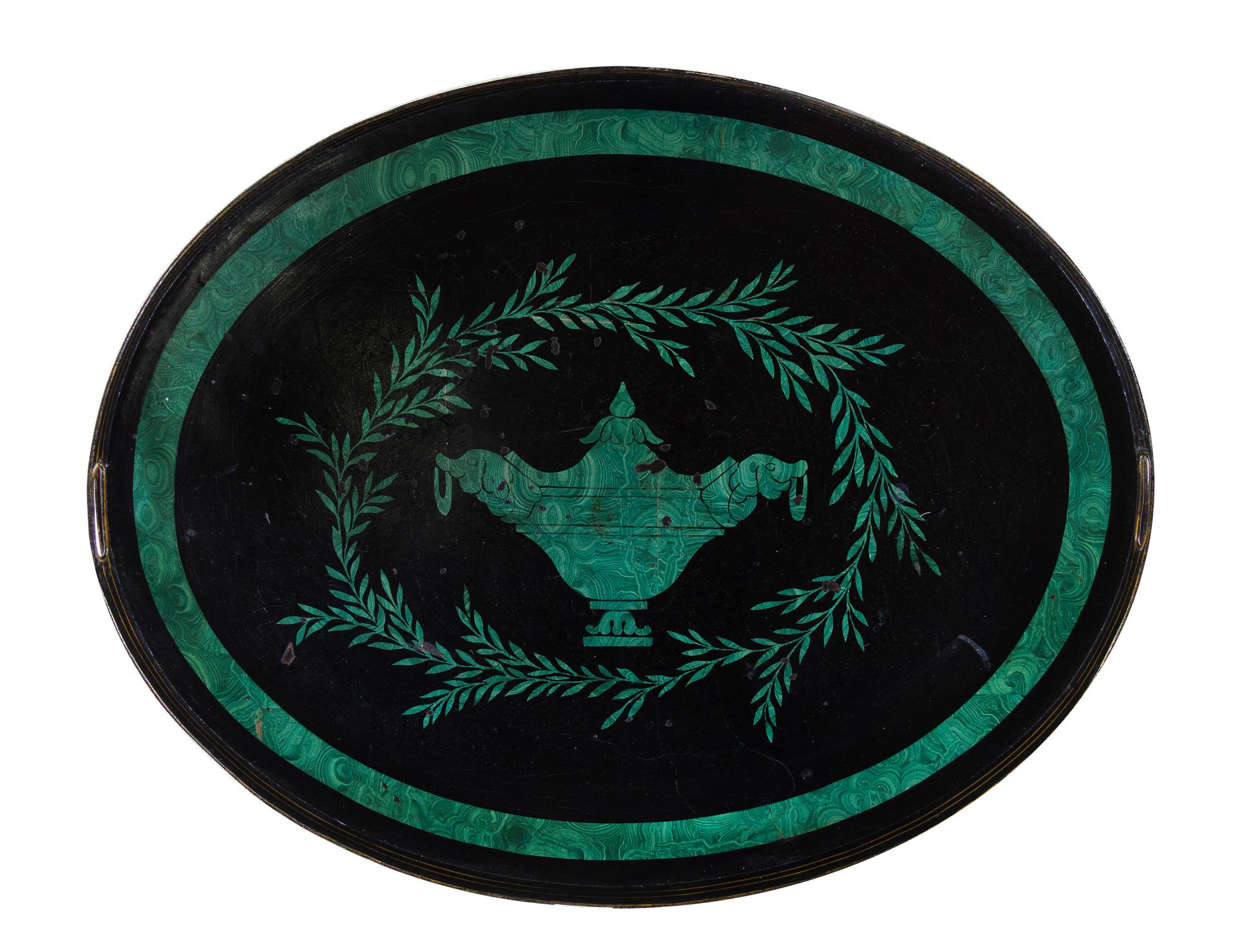 A Victorian Style Tole Tray