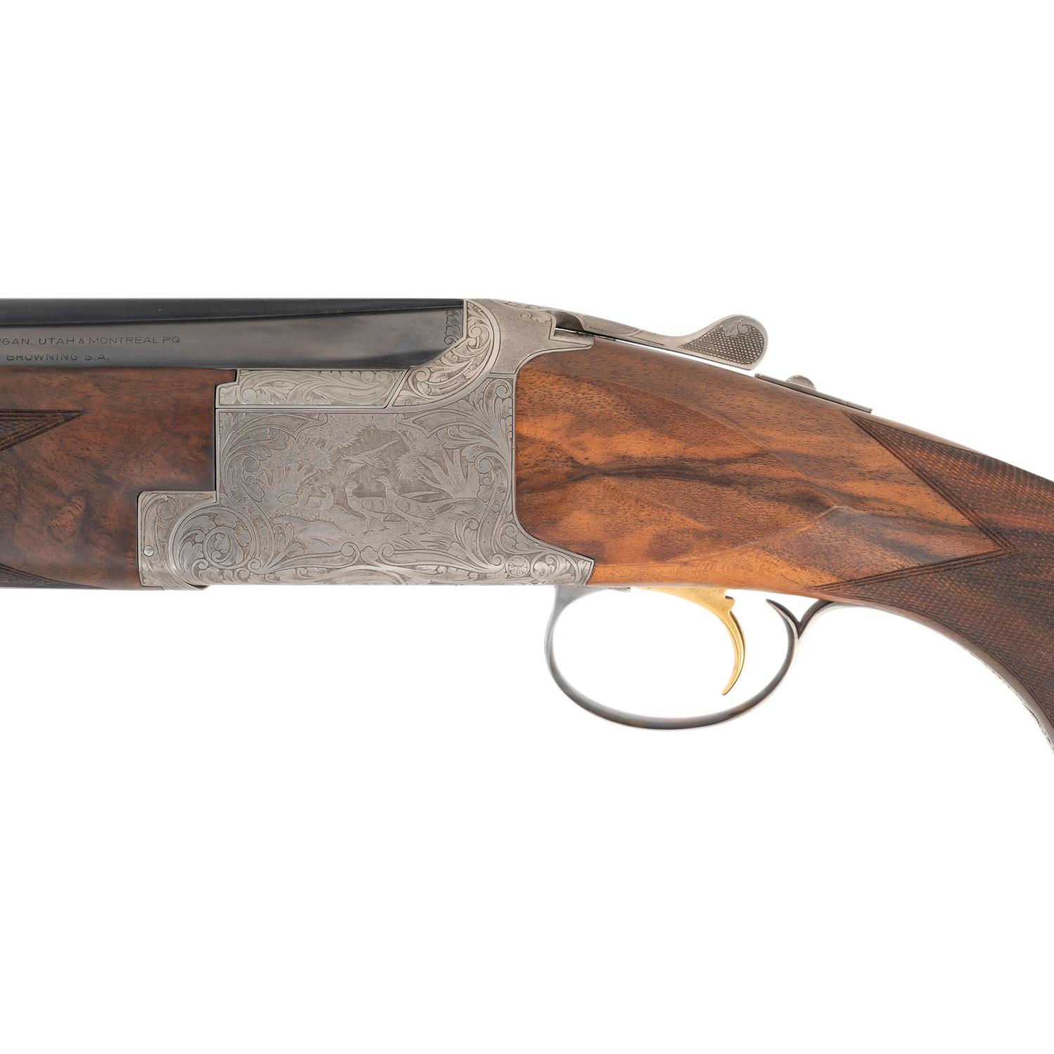 *Browning B25 Diana Grade Superposed 12 Gauge Shotgun in Travel Case - Consecutively Serial Numbered to the Next Lot