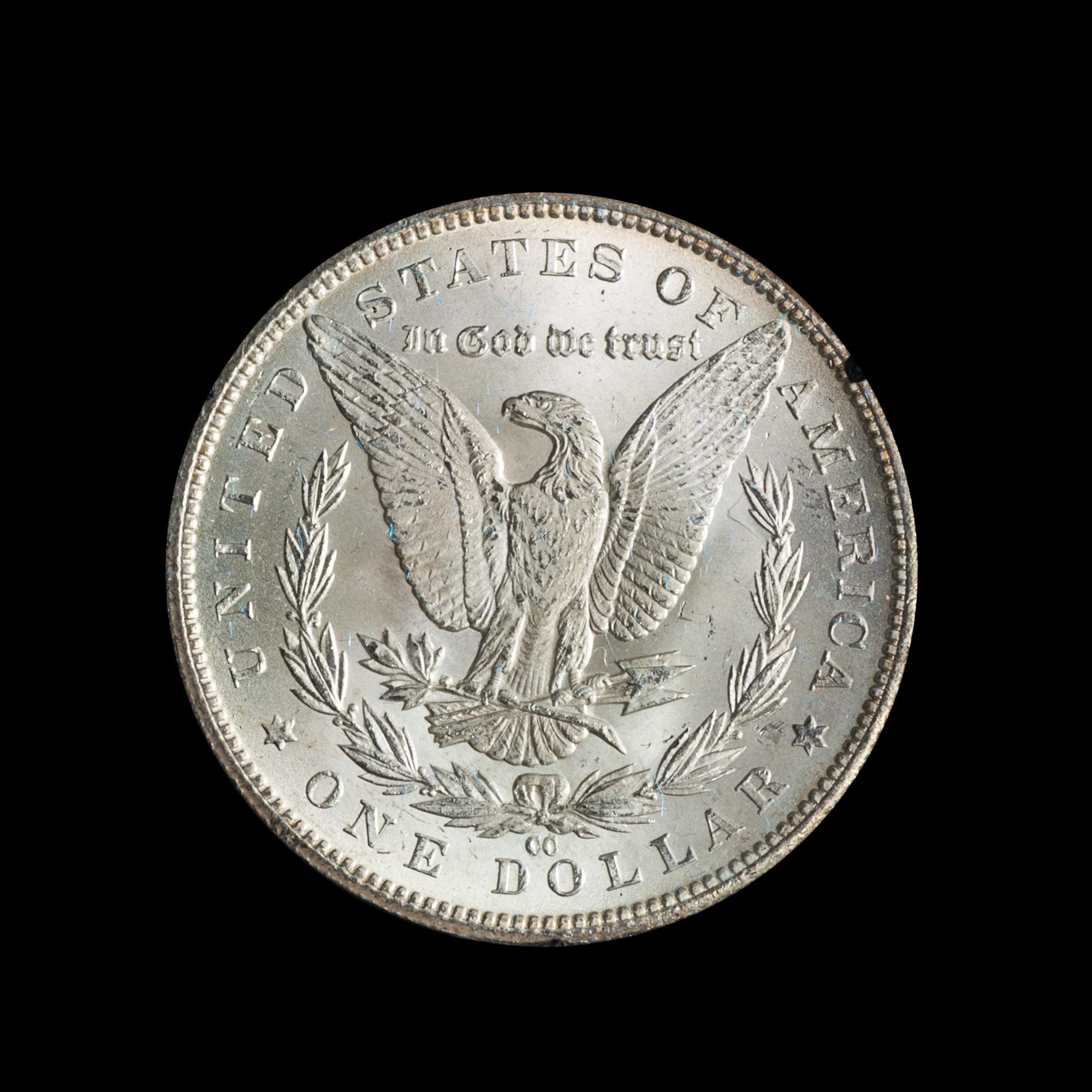 A United States 1884-CC GSA: Morgan Silver Dollar Coin