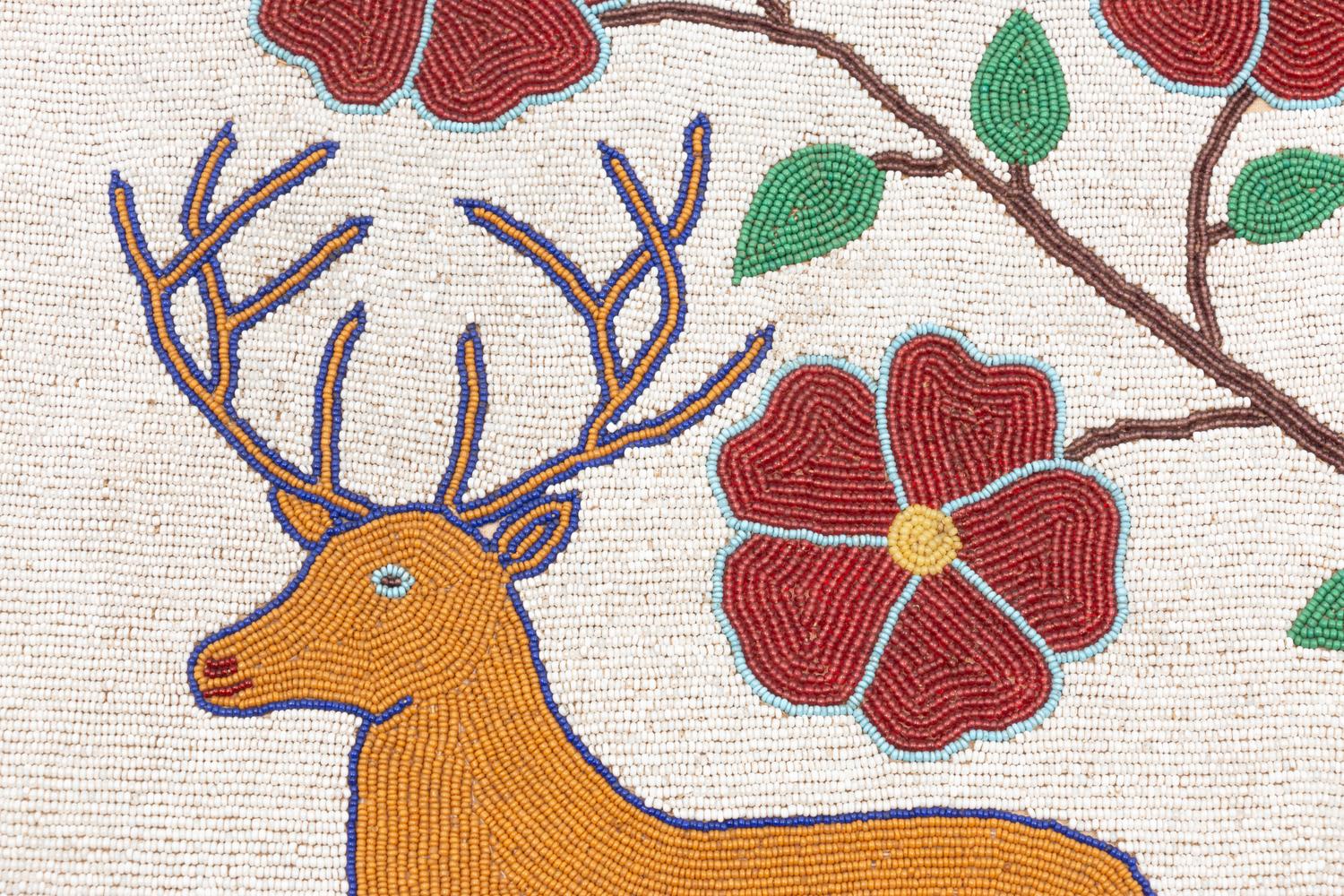 Plateau Beaded Flat Bag, Elk