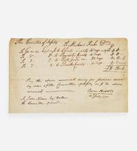 [Americana] [Declaration of Independence] Biddle, Owen Manuscript Document, Signed and Inscribed