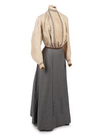 Three-Piece Wool Walking Suit, 1900-10s