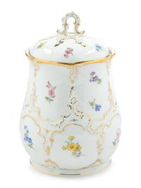 A Meissen Porcelain Covered Jar