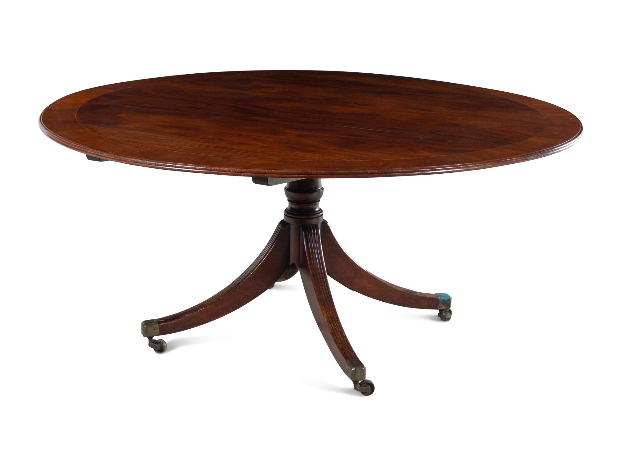 A Regency Style Mahogany Breakfast Table
