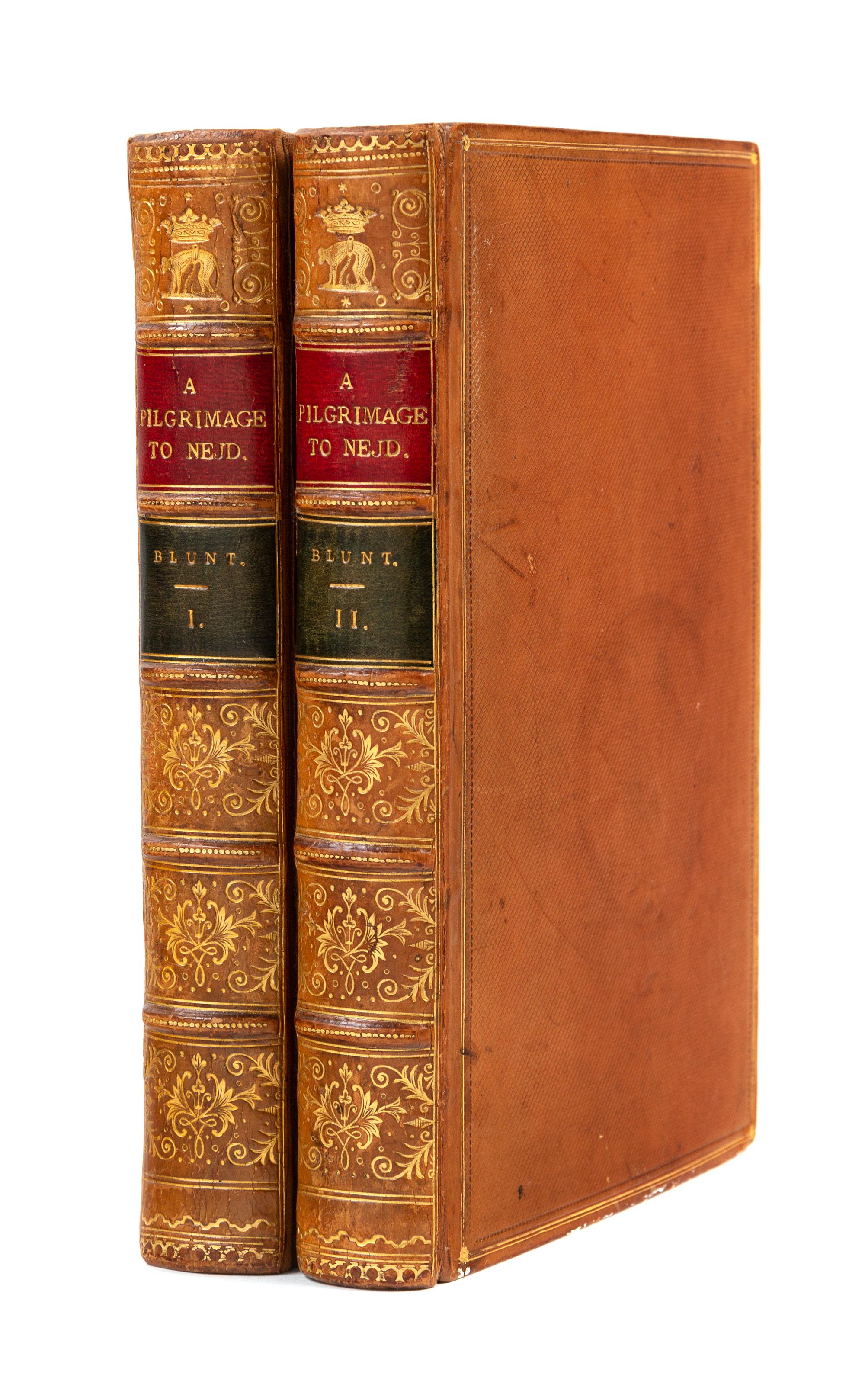 BLUNT, Anne, Lady (1837-1917). A Pilgrimage to Nejd, the Cradle of the Arab Race. A Visit to the Court of the Arab Emir, and "Our Persi
