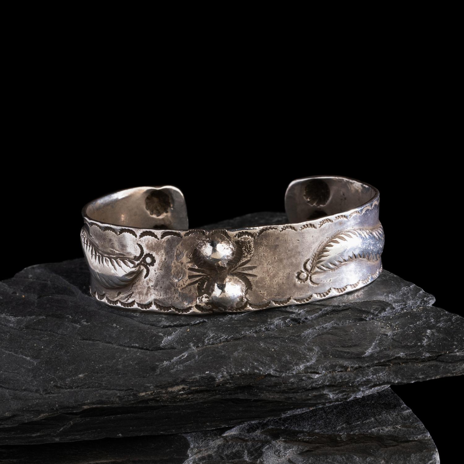 Early Navajo Ingot Cuff Bracelet
