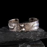 Early Navajo Ingot Cuff Bracelet