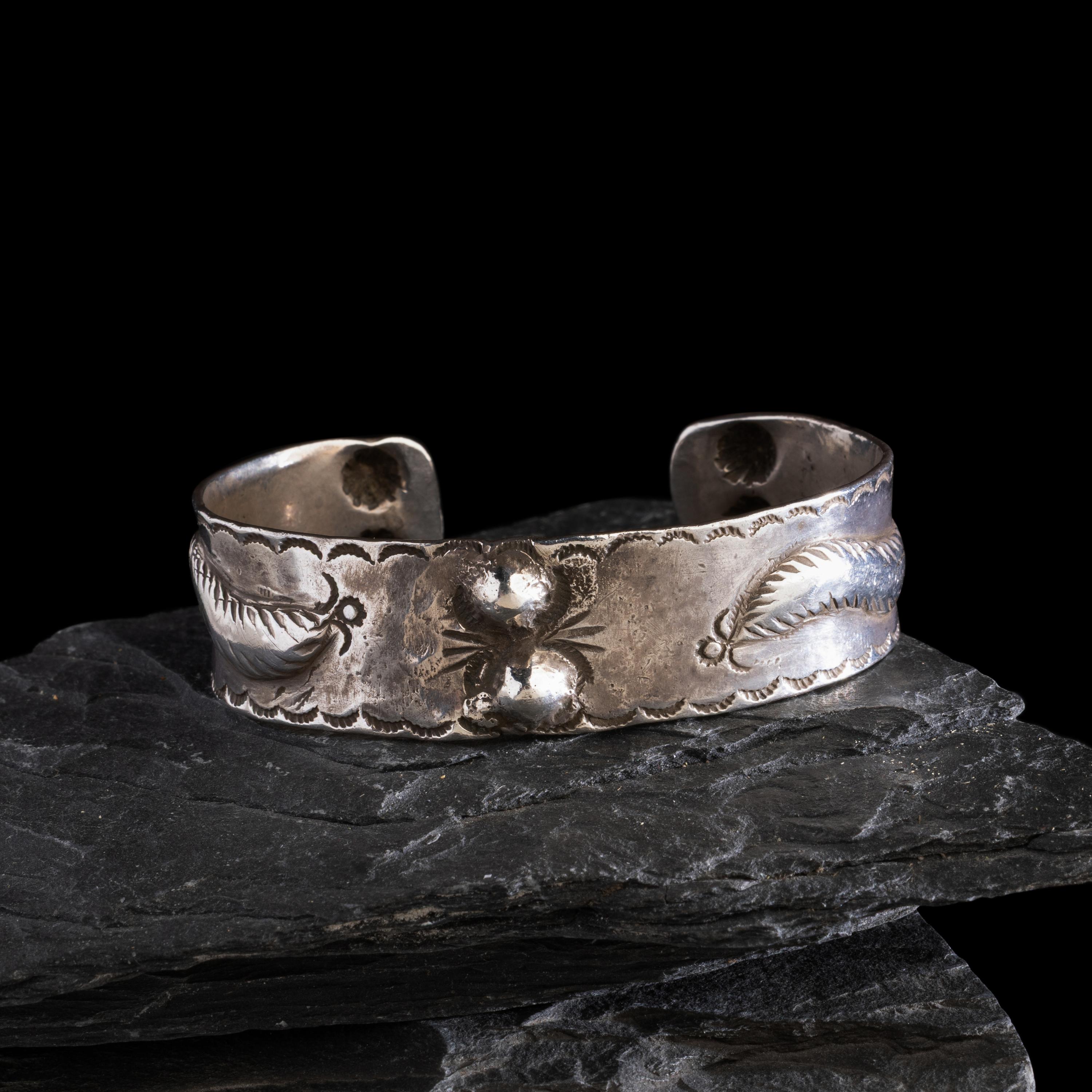 Early Navajo Ingot Cuff Bracelet
