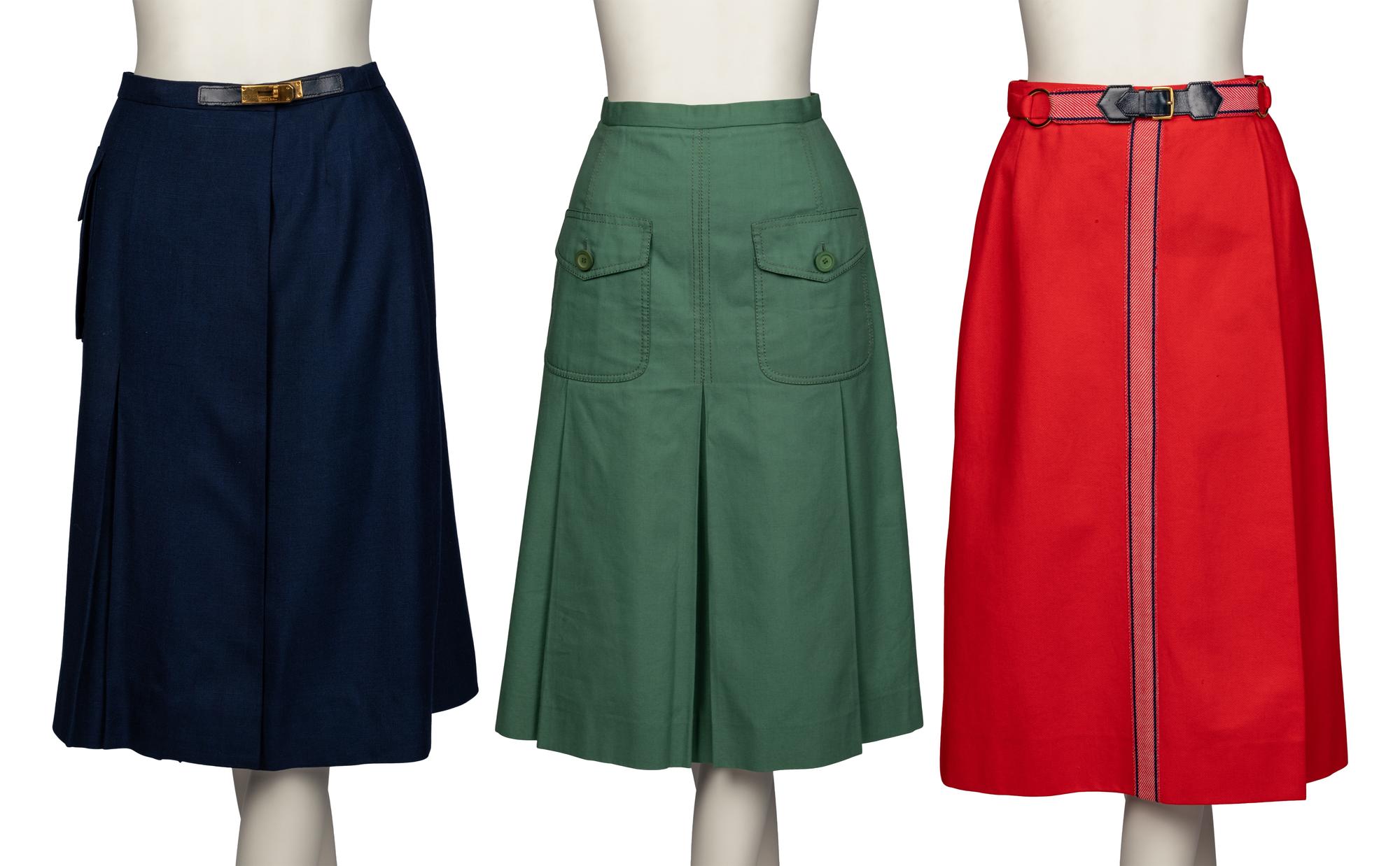 Three Hermès Skirts, 1977