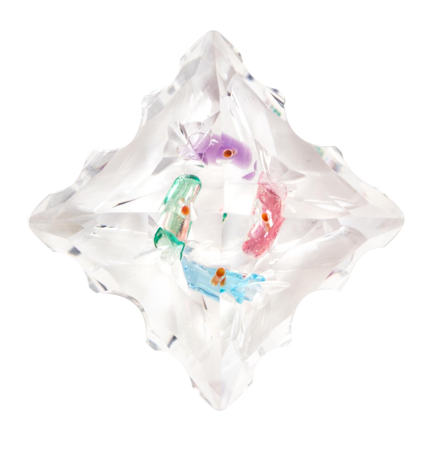 Andrew Gulij, (Polish/American, 20th Century), Rock Crystal Quartz with Gem Intrusion
